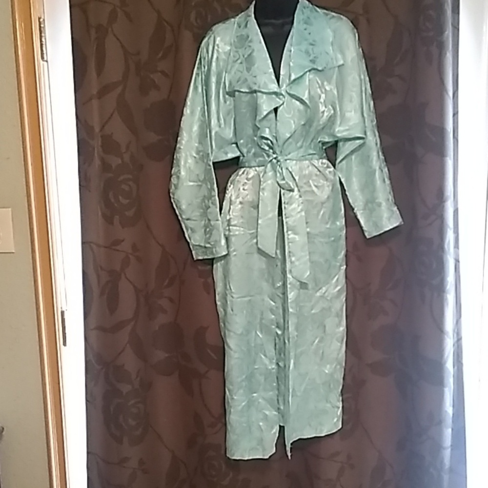 Women's duster color aqua